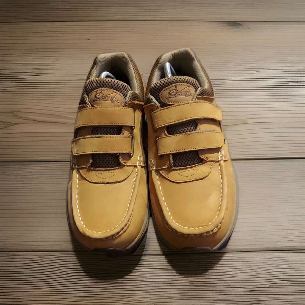 World Wide‎ Sportsman Men's13W Blue Water Two Strap Walnut Tan Outdoors Shoes 🎣